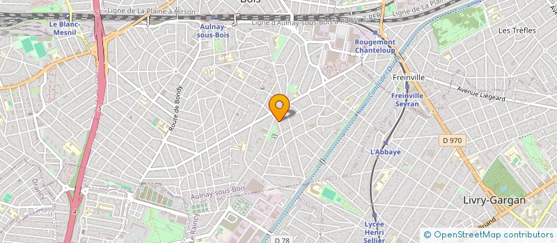localisation de l'entreprise PULSAR FORMATION ET CONSEIL à AULNAY-SOUS-BOIS
