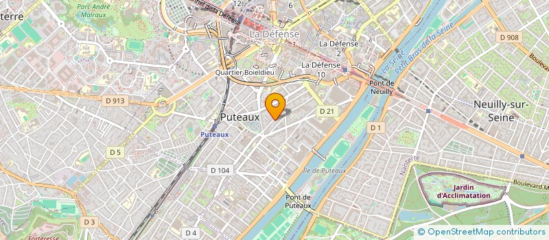 localisation de l'entreprise PULSARS à PUTEAUX