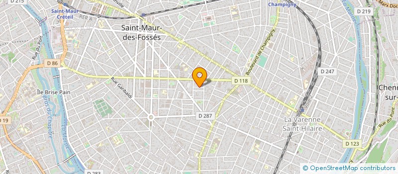 localisation de l'entreprise PULSART GROUPE à SAINT-MAUR-DES-FOSSES