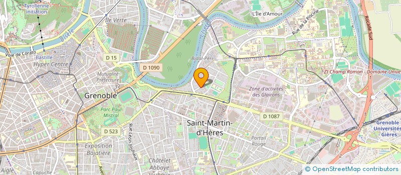 localisation de l'entreprise PULSART PROD  SAINT-MARTIN-D'HERES