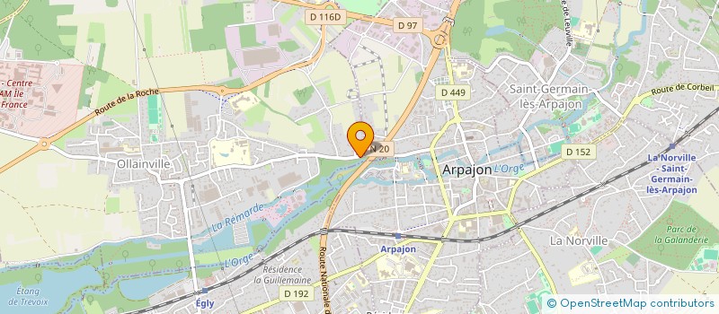 localisation de l'entreprise PULSATION (ASP) à OLLAINVILLE