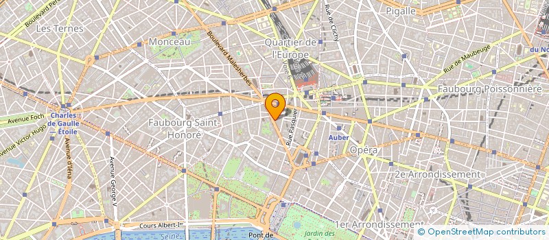 localisation de l'entreprise PULSE 1  PARIS