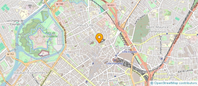 localisation de l'entreprise PULSE  LILLE