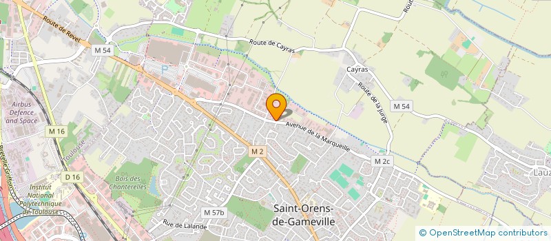 localisation de l'entreprise PULSE à SAINT-ORENS-DE-GAMEVILLE