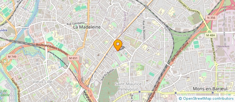 localisation de l'entreprise PULSE à LILLE