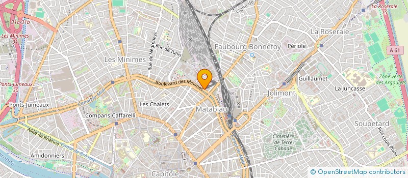 localisation de l'entreprise PULSE.  TOULOUSE