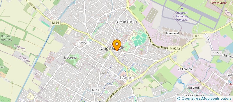 localisation de l'entreprise PULSE AUTO 31  CUGNAUX