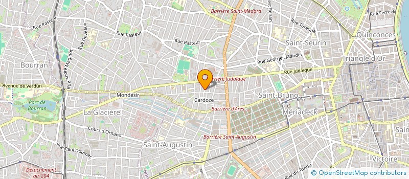 localisation de l'entreprise PULSE CONSEILS  BORDEAUX