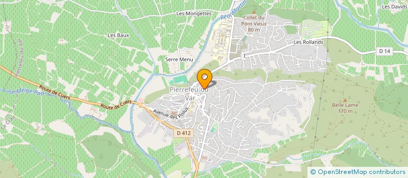 localisation de l'entreprise PULSE DEVELOPPEMENT à PIERREFEU-DU-VAR