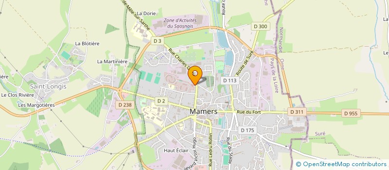 localisation de l'entreprise PULSE LINE à MAMERS