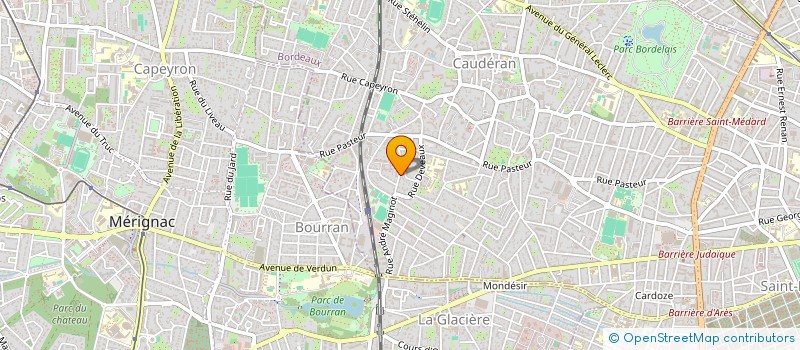 localisation de l'entreprise PULSE N'FIT  BORDEAUX