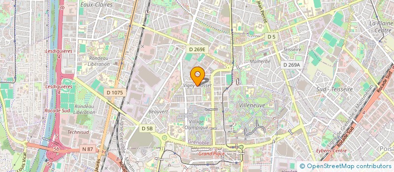 localisation de l'entreprise PULSE NUTRITION à GRENOBLE