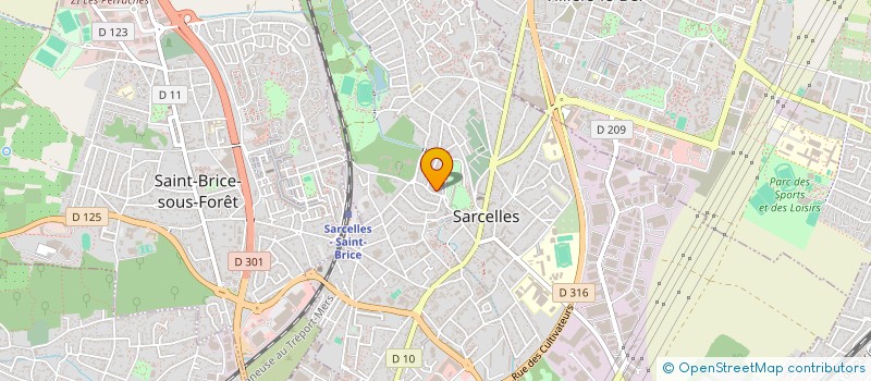 localisation de l'entreprise PULSE OLYMPE IT à SARCELLES