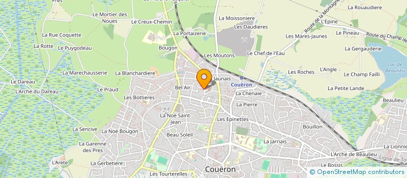 localisation de l'entreprise PULSE-ON à COUERON
