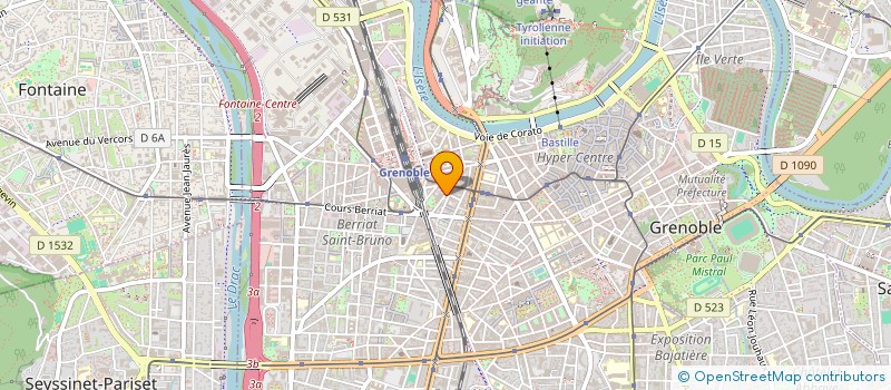 localisation de l'entreprise PULSE ORIGIN à GRENOBLE