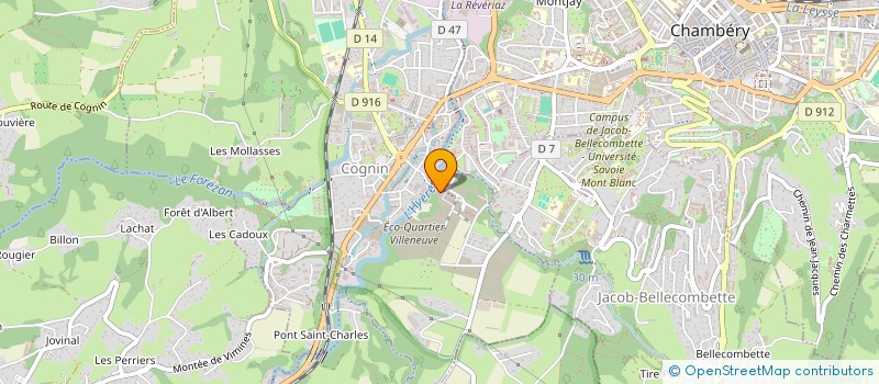 localisation de l'entreprise PULSE SOLUTION D'ENCAISSEMENT  COGNIN