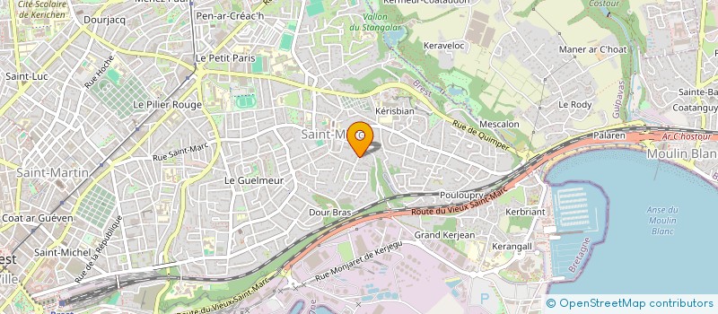 localisation de l'entreprise PULSE & VIBES  BREST