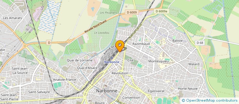 localisation de l'entreprise PULSEONE PARTNERS à NARBONNE