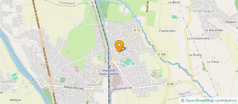 localisation de l'entreprise PULSION CHOCOLAT  VEAUCHE