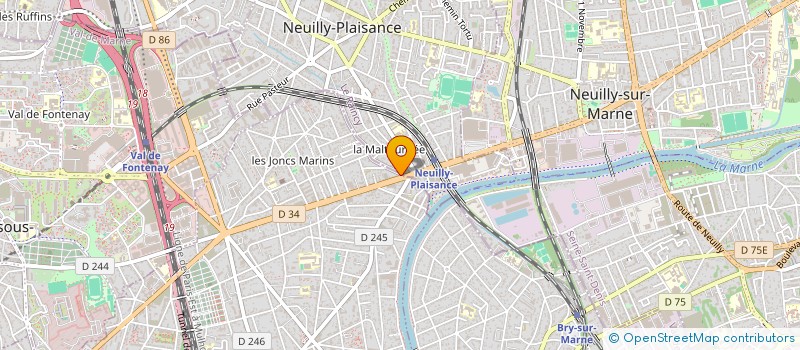 localisation de l'entreprise PULSION VIDEO à LE PERREUX-SUR-MARNE