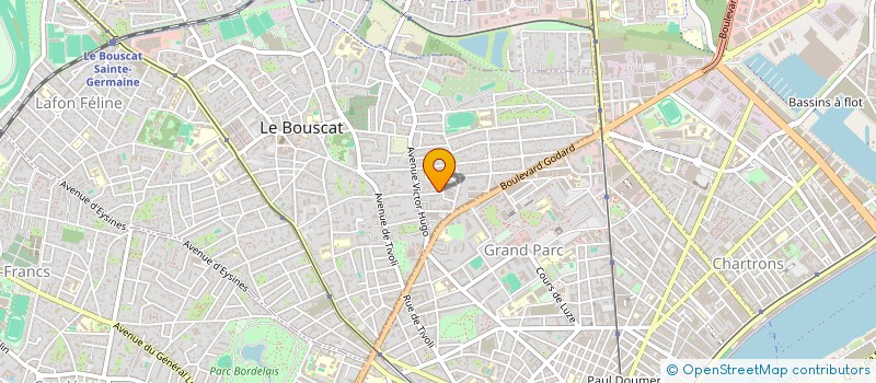 localisation de l'entreprise PULSIVE à LE BOUSCAT
