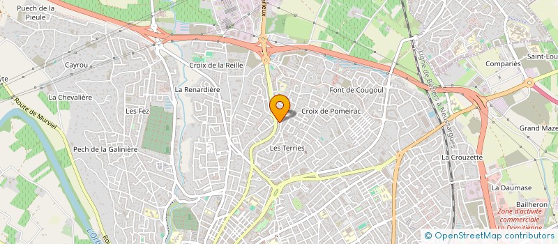 localisation de l'entreprise PULSOR  BEZIERS