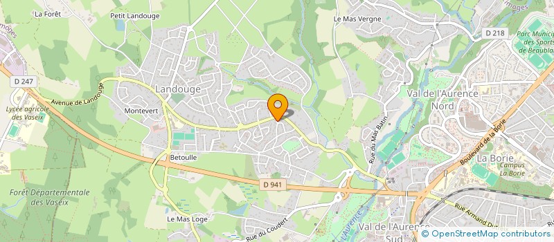 localisation de l'entreprise PULSS IMMO à LIMOGES