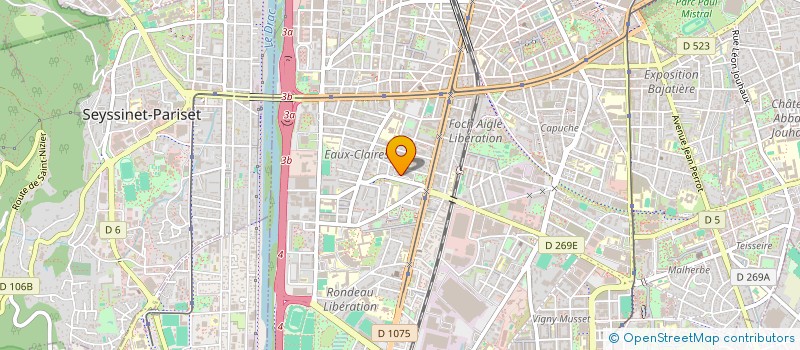 localisation de l'entreprise PULSWER à GRENOBLE