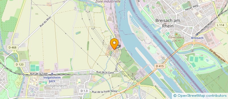 localisation de l'entreprise PULVERMUHLE  VOLGELSHEIM