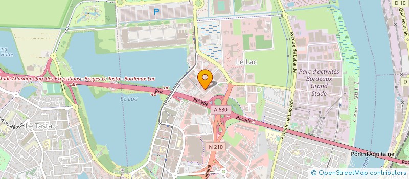 localisation de l'entreprise PULZ' CONCEPT à BORDEAUX