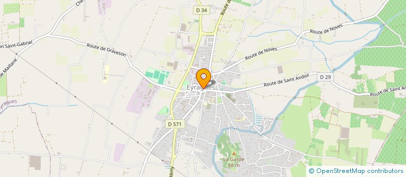 localisation de l'entreprise PUMA  EYRAGUES