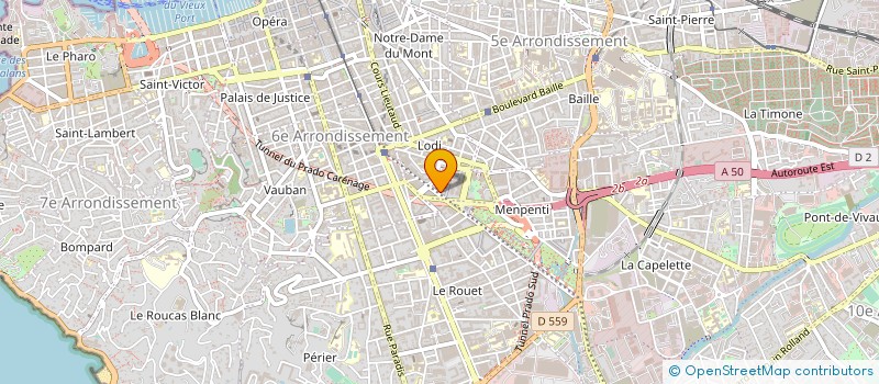 localisation de l'entreprise PUMA LEVAGE HELICOPTERES à MARSEILLE
