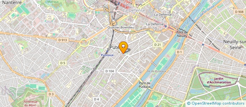 localisation de l'entreprise PUMA VIDEO à PUTEAUX