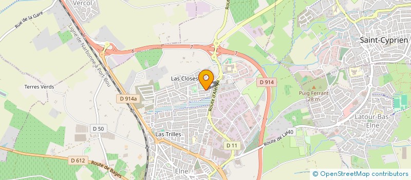 localisation de l'entreprise PUMACAT66  ELNE