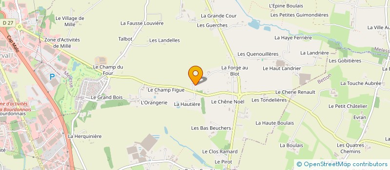 localisation de l'entreprise PUMALIN  MELESSE