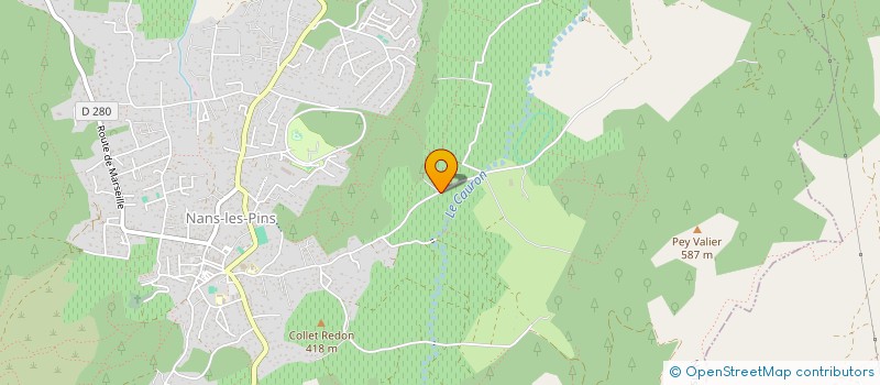 localisation de l'entreprise PUMAP à NANS-LES-PINS