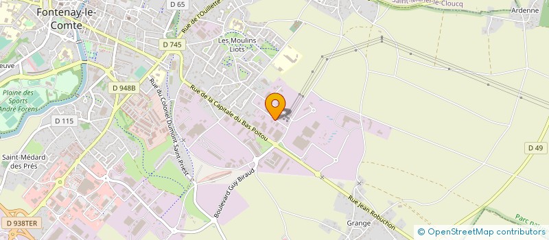 localisation de l'entreprise PUMATLANTIC à FONTENAY-LE-COMTE