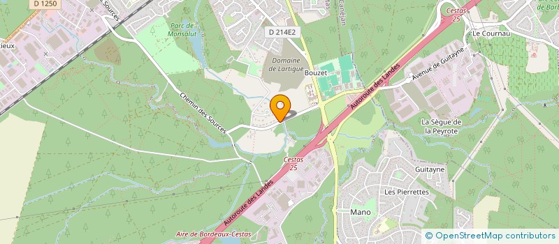 localisation de l'entreprise PUNA HONKA  CESTAS