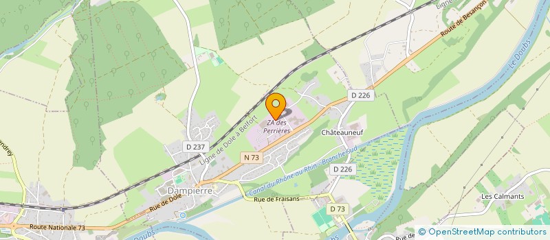 localisation de l'entreprise PUNAISES EXPERT à DAMPIERRE