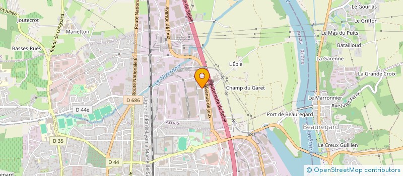 localisation de l'entreprise PUNCH à ARNAS