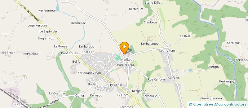 localisation de l'entreprise PUNCH'AVENIR à MELLAC