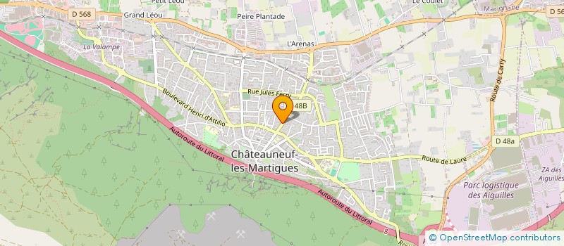 localisation de l'entreprise PUNCH DEAL à CHATEAUNEUF-LES-MARTIGUES