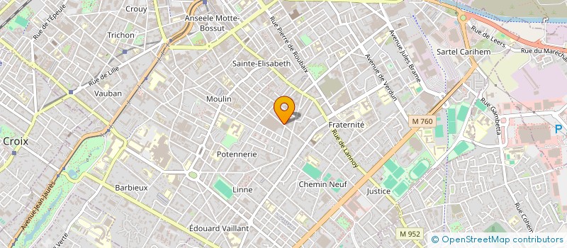 localisation de l'entreprise PUNCH DUFOUR AUTOMATION à ROUBAIX