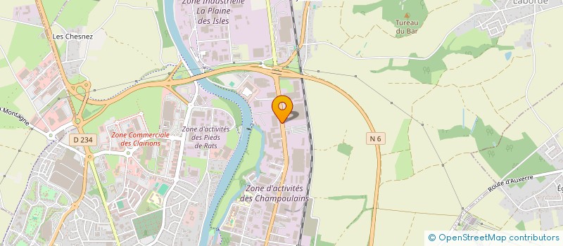localisation de l'entreprise PUNCH FIT AUXERRE à AUXERRE