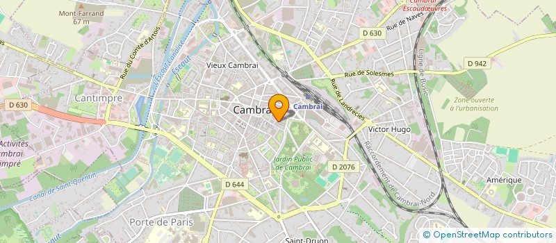 localisation de l'entreprise PUNCH SAVATE CLUB à CAMBRAI