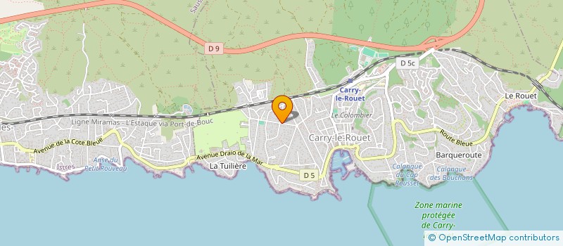 localisation de l'entreprise PUNCH YOUR LIMITS  CARRY-LE-ROUET