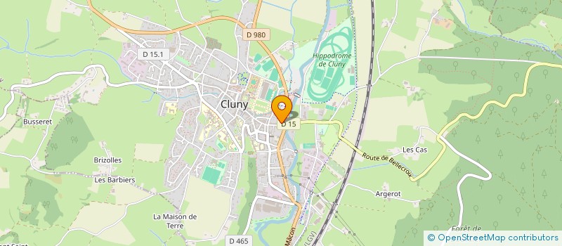 localisation de l'entreprise PUNCTUM à CLUNY