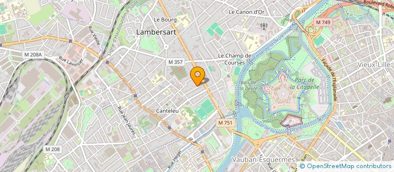 localisation de l'entreprise PUNEXT à LAMBERSART