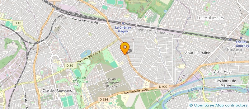 localisation de l'entreprise PUNICA à NEUILLY-SUR-MARNE