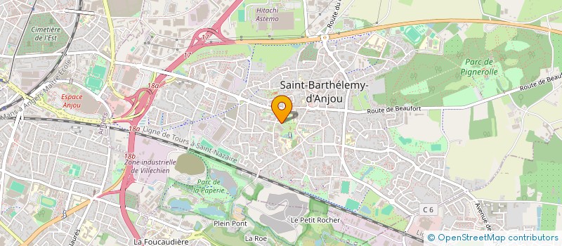 localisation de l'entreprise PUNISHERS MC NATIONAL FRANCE  SAINT-BARTHELEMY-D'ANJOU